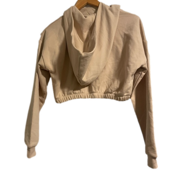 NWOT Naked Wardrobe Cropped Cream Sweater - Picture 3 of 6